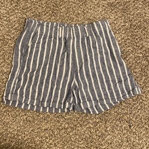 Pinstripe shorts
